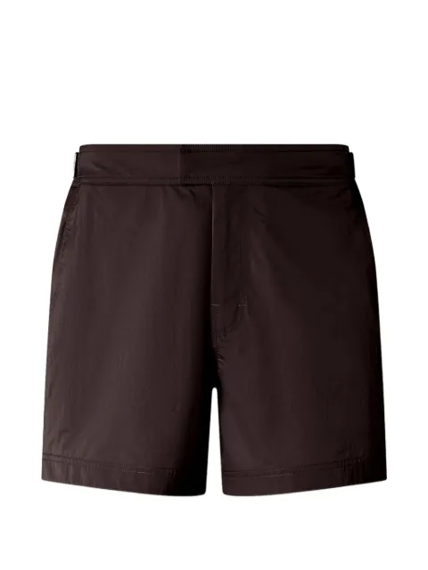 Zegna road brand mark swim trunks Brown AHB10A3BHRS00