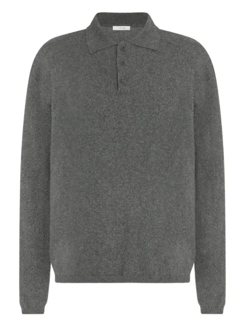 The Row Almot textured polo shirt Grey 1022Y964