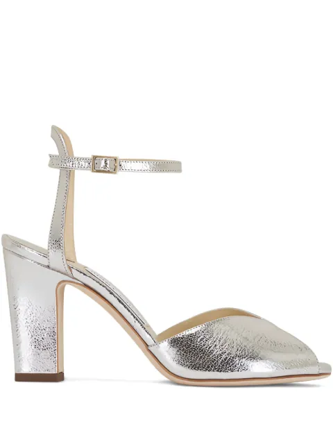 Jimmy Choo Sacaria ankle-strap heeled sandals Gold J00018251639