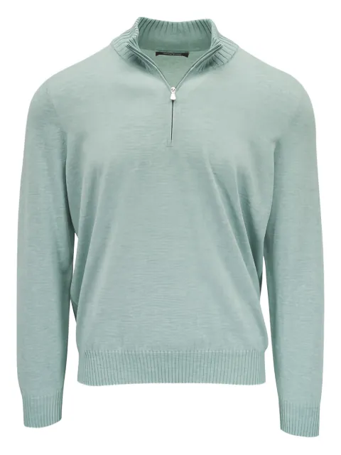 Gran Sasso quarter-zip sweater Green 2316432