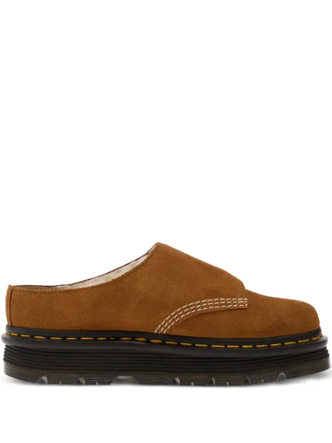 Dr. Martens platform-heel mules Brown DM41731200
