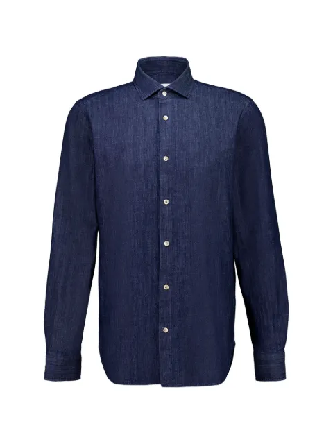 Boglioli long-sleeve button shirt Blue 610LSB6854