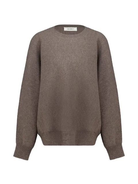 Lisa Yang Haily long-sleeve sweater Brown 2026003