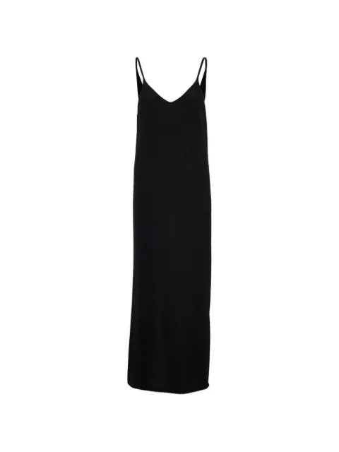 Lisa Yang Albina V-neck maxi dress Black 2026018