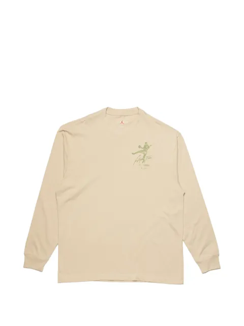 Jordan Flight Heritage 85 graphic crew-neck T-shirt Neutrals DV1476