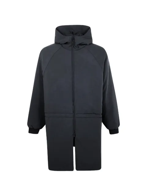 FEAR OF GOD ESSENTIALS hooded logo-embroidery parka coat Black 202HO258251F