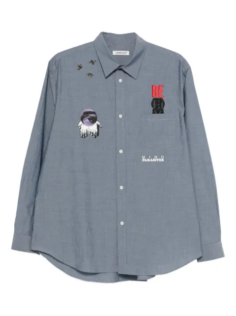 Undercover chest-pocket shirt Blue UP1F4413