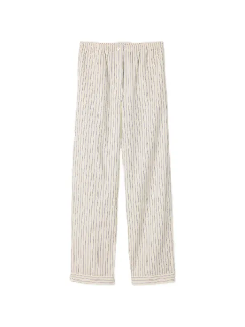 Miu Miu striped poplin pajama pants Neutrals MP1829SOOO180U