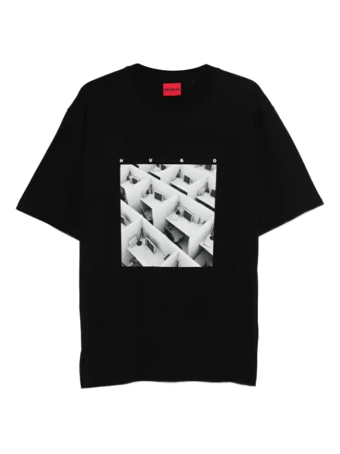 HUGO graphic print T-shirt Black 50553330