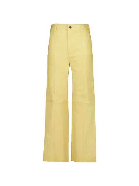 Stouls Benny 25 leather trousers Yellow AR7089