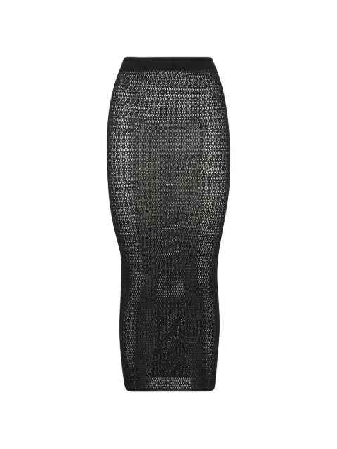 Wolford Daisy open-knit skirt Black 534627005