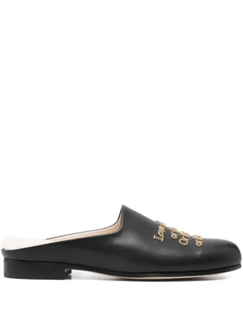 Undercover beaded-embellishment mules Black UC2E1F03