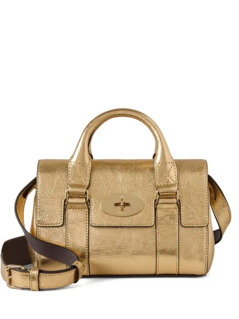 Mulberry mini Bayswater tote bag Gold RL8918757Z098