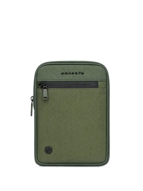 PIQUADRO logo-print zip-fastening backpack Green CA3084S136