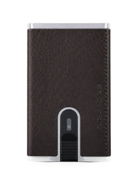 PIQUADRO leather-wrapped card holder Brown PP4825B3RTM