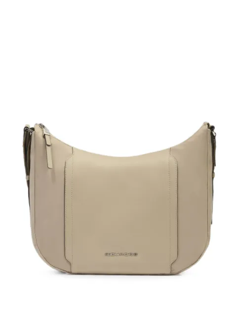 PIQUADRO iPad®mini logo-plaque shoulder bag Neutrals BD6657W92T
