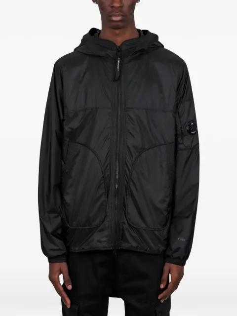 C.P. Company Nada Shield packable Primaloft® Evolve hooded Lens jacket Black 20CMOW070A110467W999