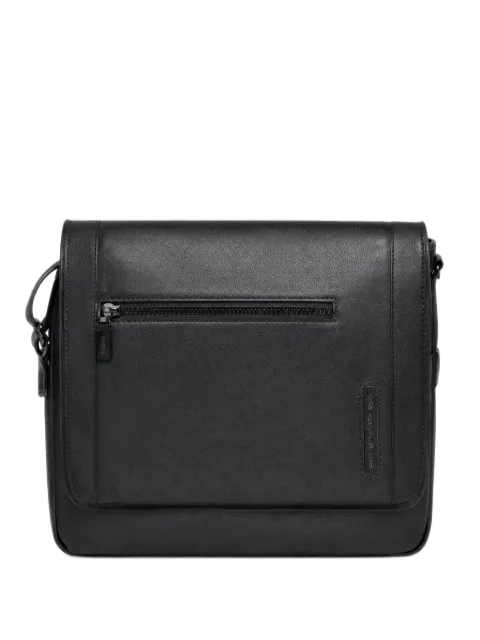 PIQUADRO logo-embossed messenger bag Black CA4828S134N