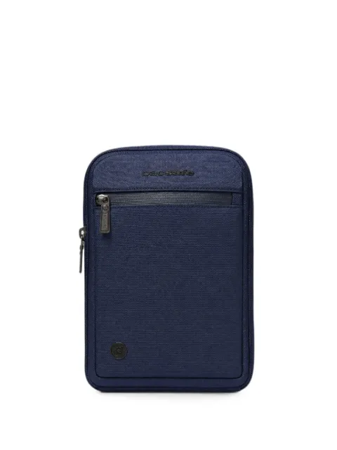 PIQUADRO logo-plaque zip-fastening backpack Blue CA3084S136BLU