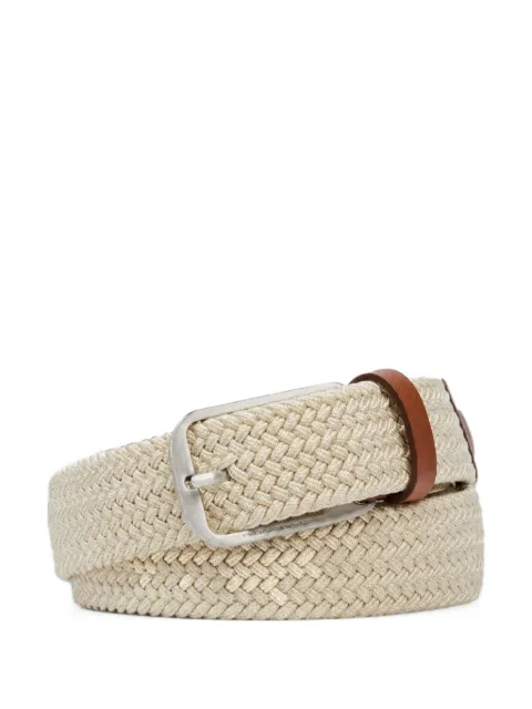 PIQUADRO braided buckle belt Neutrals CU6673C109