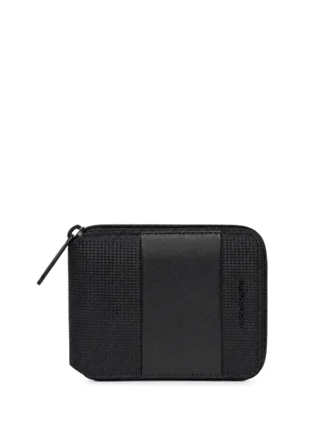 PIQUADRO perforated panelled wallet Black PU5762S137RN