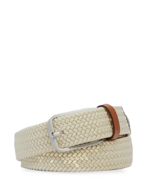 PIQUADRO woven buckle belt Neutrals CU6673C109