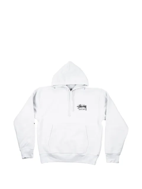 Stüssy drawstring hoodie White STUS302