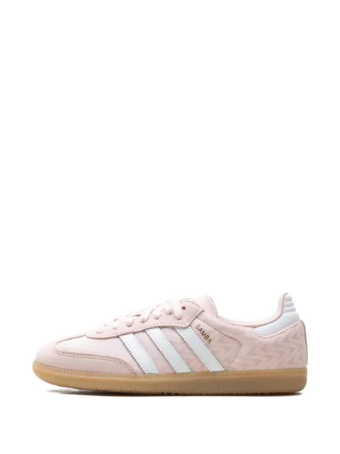 adidas Samba OG zigzag striped sneakers Pink IH3977