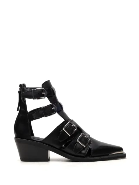 Free People Helen buckle-fastening leather boots Black 93174100