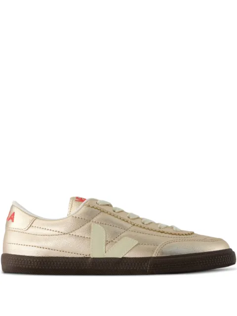 VEJA Panenka round-toe metallic sneakers Gold FU2021377