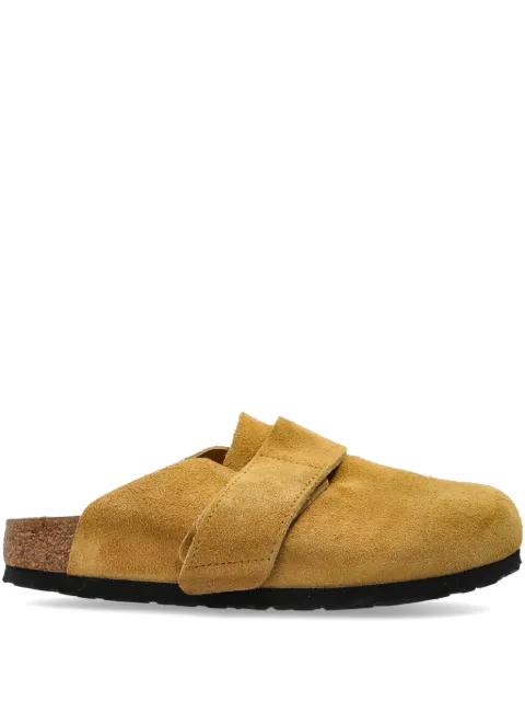 Birkenstock Loma touch-strap suede mules Yellow 1031595