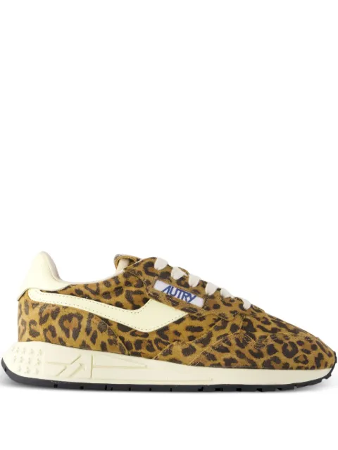 Autry Reelwind leopard-print sneakers Brown WWLWUJ02