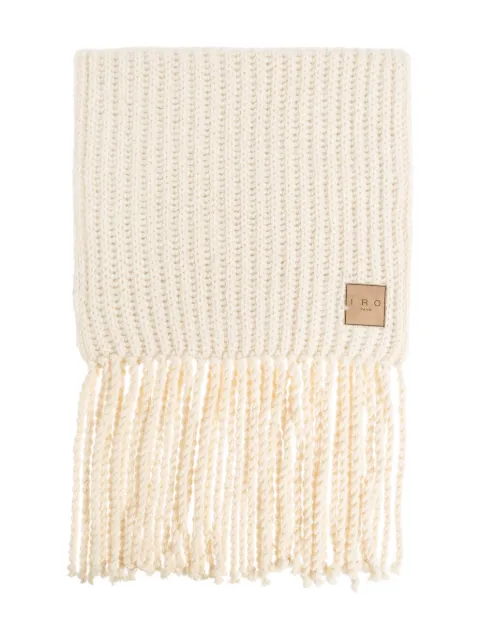 IRO tassel-detail scarf Neutrals WP52FLUFFYSCARF