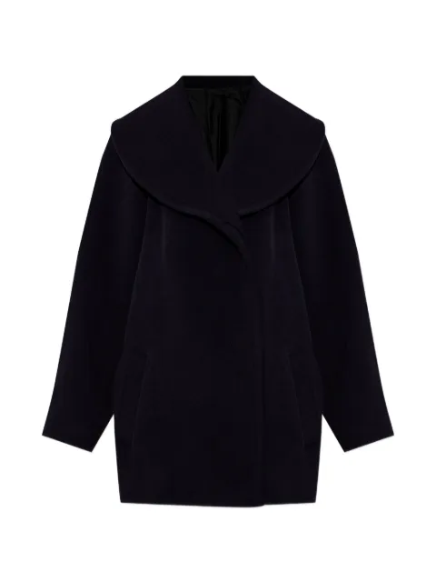 Alaïa shawl-collar coat Blue AA9M1130T522C