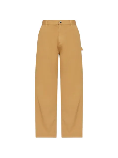 Moncler logo-patch cargo pants Neutrals L10912A000155999Z