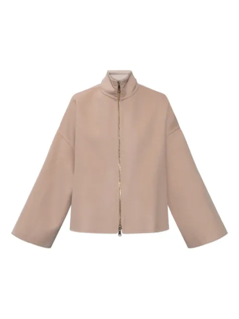 Fabiana Filippi zip funnel-neck jacket Pink CTD266F420L736VR5