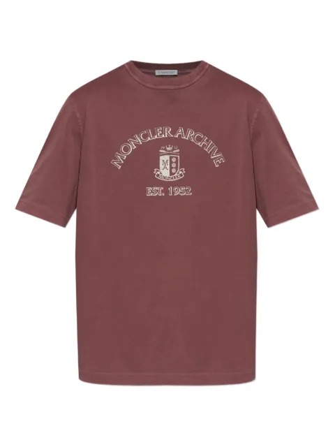 Moncler graphic T-shirt Red L10918C0001389BAL