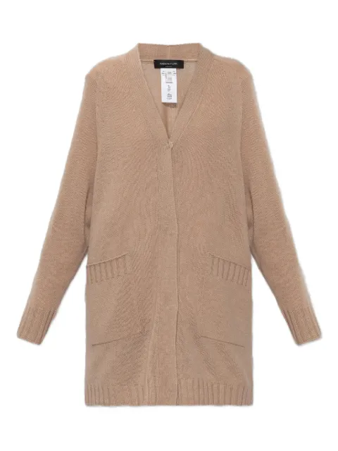 Fabiana Filippi V-neck pocket cardigan Neutrals MAD266F025N1280000