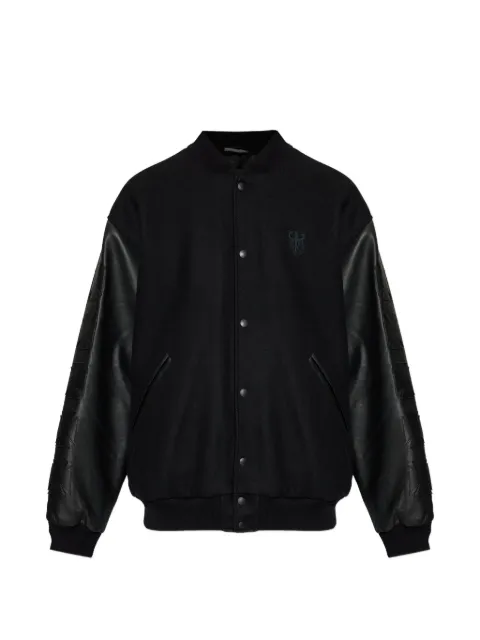 VETEMENTS star-print embossed bomber jacket Black ME76OJ015B