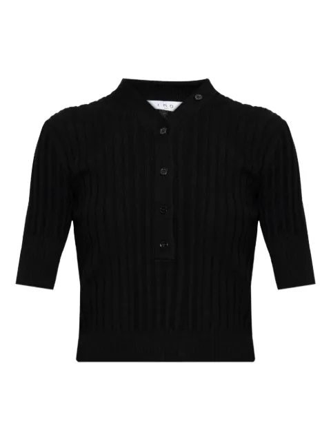 IRO button ribbed sweater Black WP12LUNEA