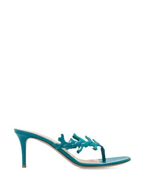 Gianvito Rossi cutout heel sneakers Blue G1015670RICNUI