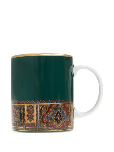 ETRO HOME paisley trim mug Green UHHG0001AY001