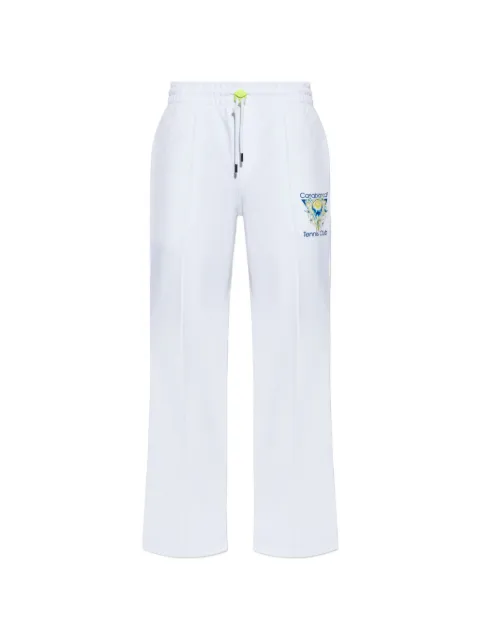 Casablanca logo-print track pants White MSP26JTR05102
