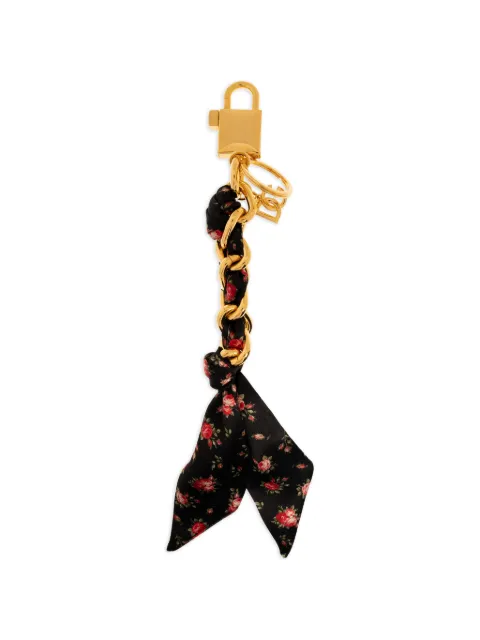 Dolce & Gabbana floral-print keyring Gold BI3461A0241