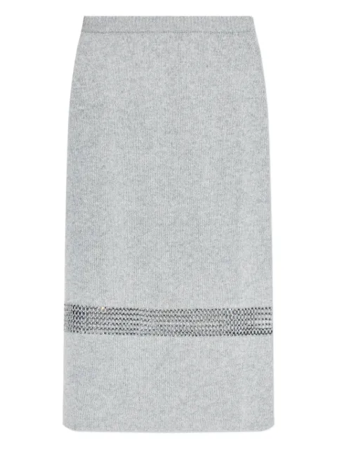 Fabiana Filippi sequins-embellished pencil midi skirt Grey GND266F381L8990000