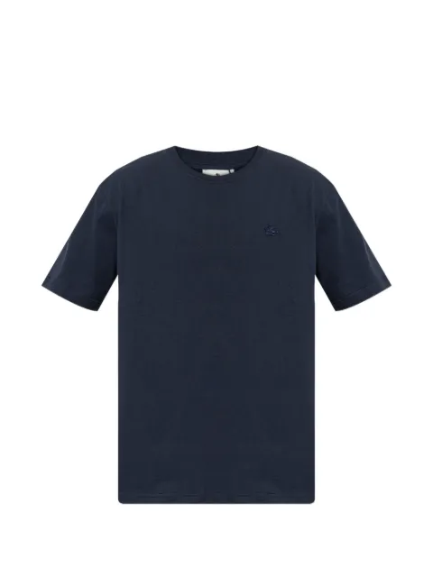 ETRO short-sleeve embroidered T-shirt Blue MRMA0002AV906
