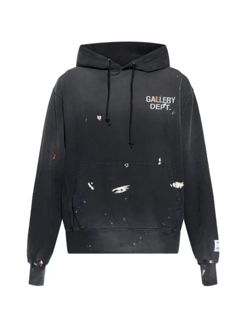 GALLERY DEPT. logo hoodie Black GPH50044VBLK