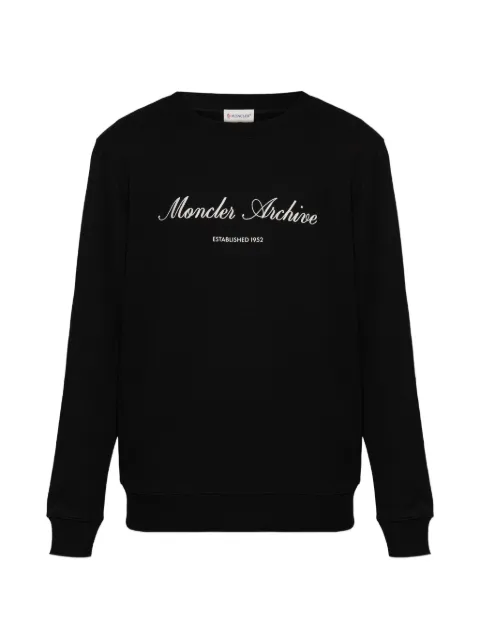 Moncler logo-detail sweater Black L10918G0001889A8F