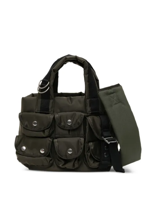 sacai multi-pocket tote bag Green 2601098S