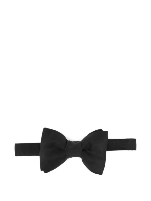 TOM FORD ruched bow tie Black SRM003SPS03